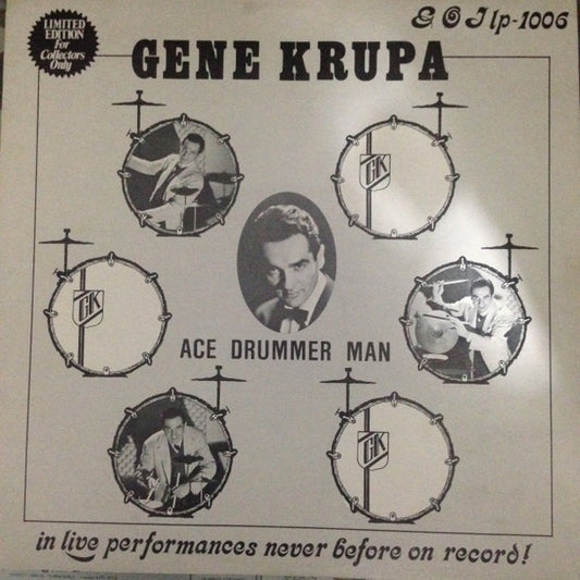 Gene Krupa : Ace Drummer Man (LP, Comp, Mono, Ltd)