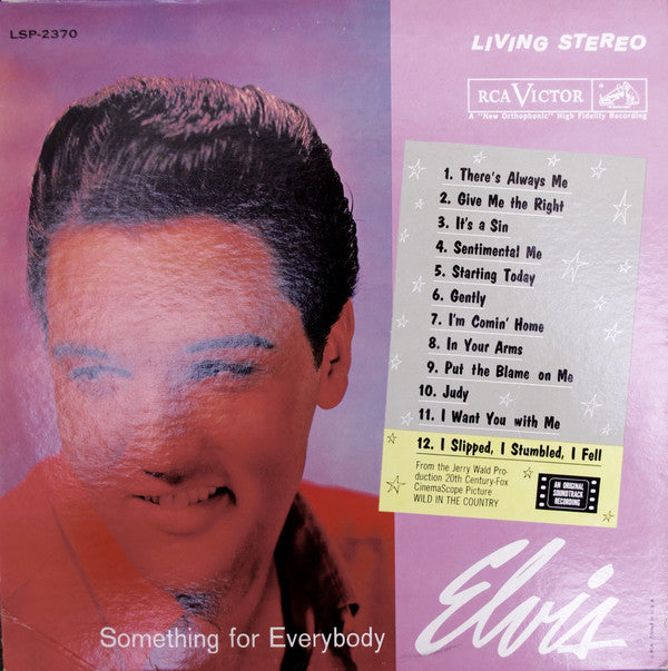 Elvis Presley : Something For Everybody (LP, Album, RE)