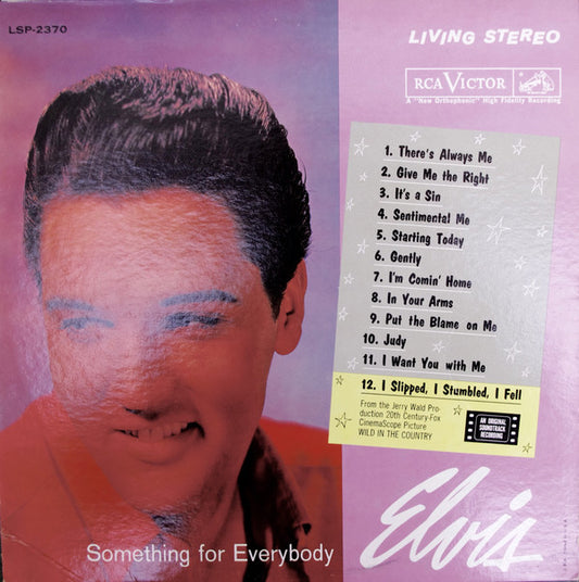 Elvis Presley : Something For Everybody (LP, Album, RE)