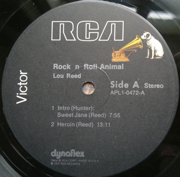 Lou Reed : Rock N Roll Animal (LP, Album, RP, Ind)