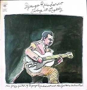 Django Reinhardt And The Guitars Unlimited : Swing It Lightly (LP, Album, Ter)