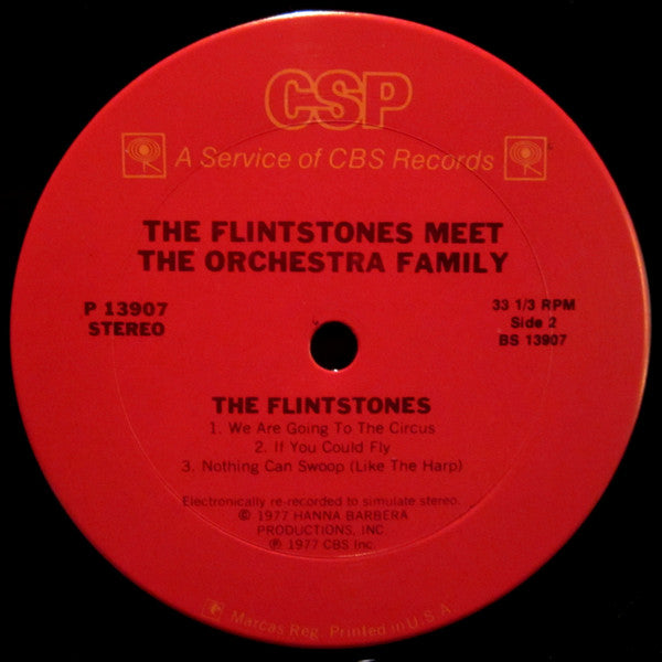 The Flintstones : The Flintstones Meet The Orchestra Family (LP, Album)
