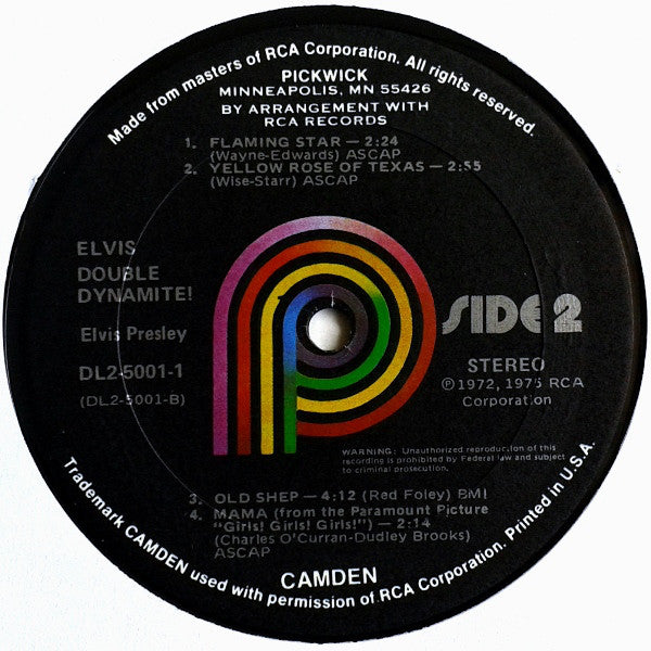 Elvis* : Double Dynamite! (2xLP, Comp, RP)