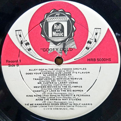 Various : Goofy Gold (Horror Sounds Of Terror) (2xLP, Comp, Gol)
