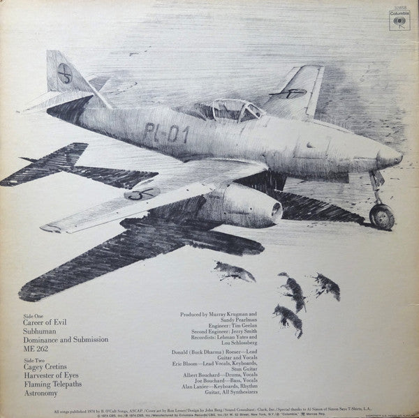 Blue Öyster Cult : Secret Treaties (LP, Album, RE, Pit)