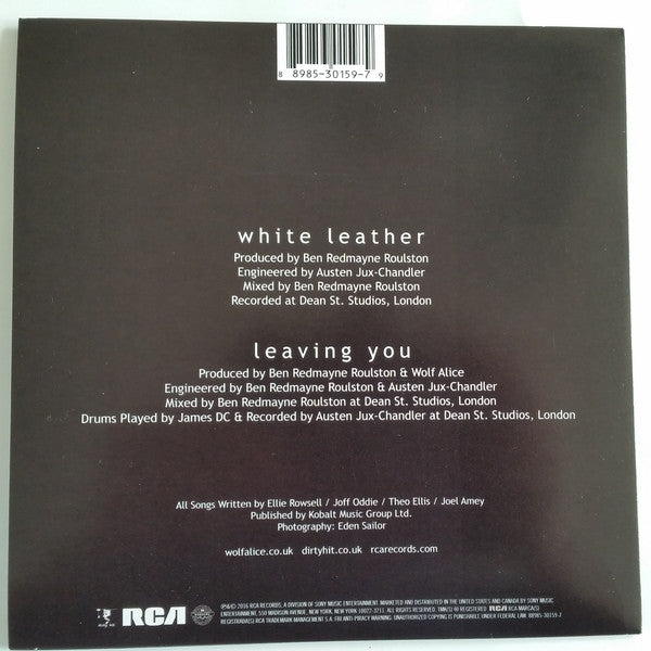 Wolf Alice : White Leather / Leaving You (7", RSD, Single, Ltd)