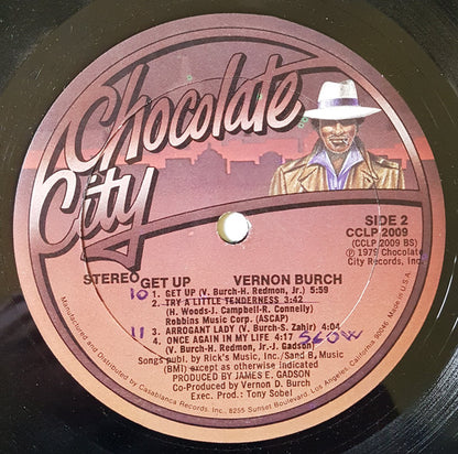 Vernon Burch : Get Up (LP, Album)