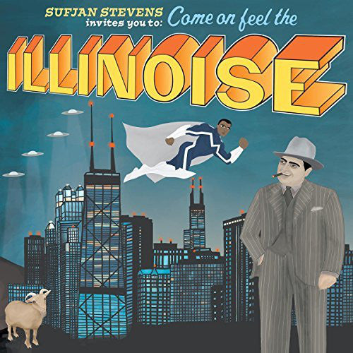 Sufjan Stevens : Illinois (Special 10th Anniversary Blue Marvel Edition) (LP, Whi + LP, Blu + 12", Shape, Red + Album, Ltd)