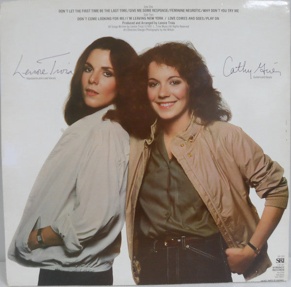 Lenore Troia And Cathy Grier : Don't Let The First Time Be The Last Time (LP, Album)