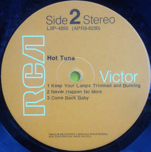 Hot Tuna : First Pull Up, Then Pull Down (LP, Album, Gat)
