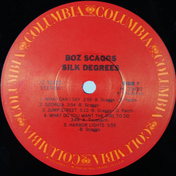 Boz Scaggs : Silk Degrees (LP, Album, RE, NAM)