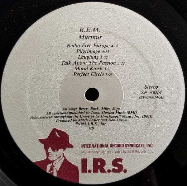 R.E.M. : Murmur (LP, Album, RE, (B))