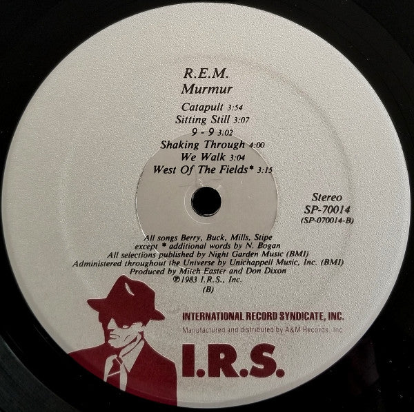 R.E.M. : Murmur (LP, Album, RE, (B))