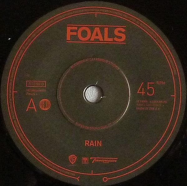 Foals : Rain / Daffodils (7", RSD, Single, Ltd)