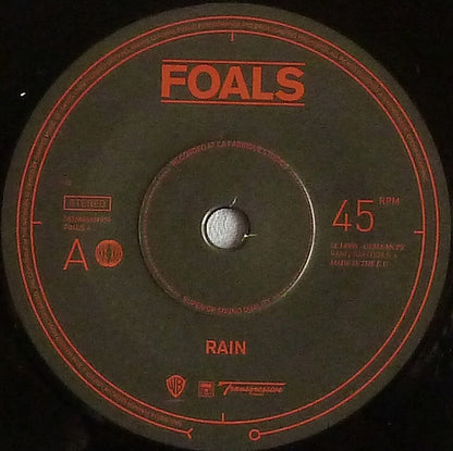 Foals : Rain / Daffodils (7", RSD, Single, Ltd)