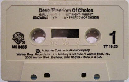 Devo : Freedom Of Choice (Cass, Album)