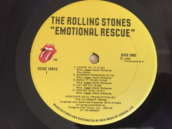 The Rolling Stones : Emotional Rescue (LP, Album, I P)