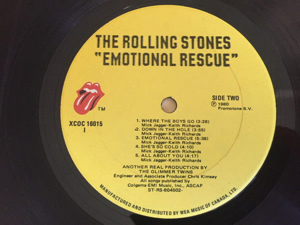 The Rolling Stones : Emotional Rescue (LP, Album, I P)