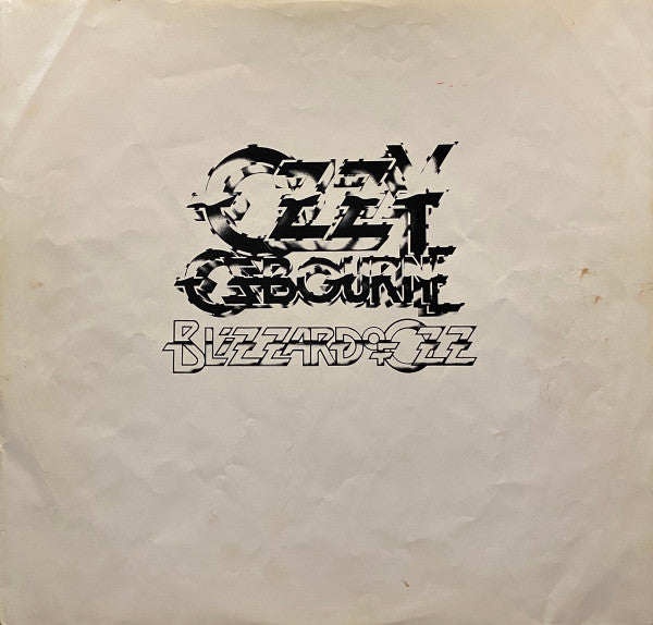 Ozzy Osbourne : Blizzard Of Ozz (LP, Album, Ter)
