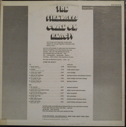 The Fireballs : Come On, React! (LP, Album, Promo)