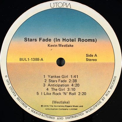 Kevin Westlake : Stars Fade (In Hotel Rooms) (LP, Album)