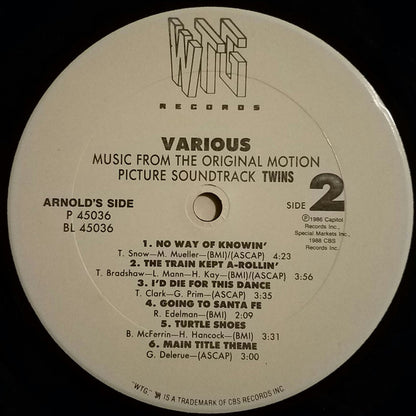 Various : Twins - Music From The Original Motion Picture Soundtrack (LP, Promo)