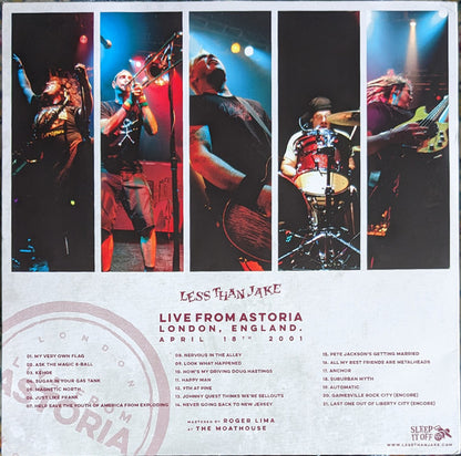 Less Than Jake : Live From Astoria (2xLP, Album, Ltd, Pur)
