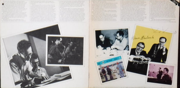 Dave Brubeck & Paul Desmond : 1975: The Duets (LP, Album, Promo)