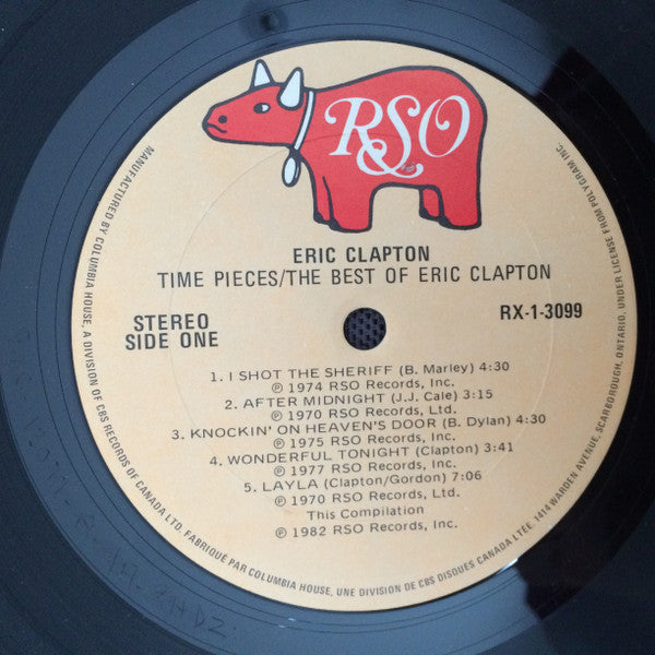 Eric Clapton : Time Pieces - The Best Of Eric Clapton (LP, Comp, Club)