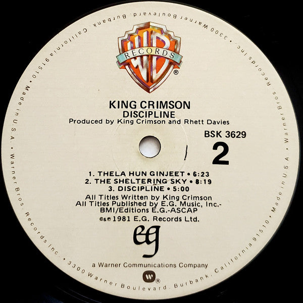 King Crimson : Discipline (LP, Album, All)