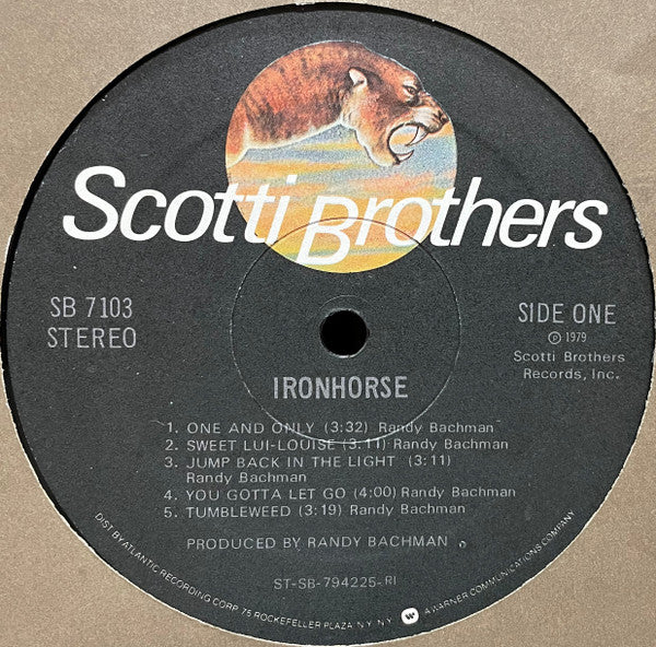 Ironhorse : Ironhorse (LP, Album, PRC)