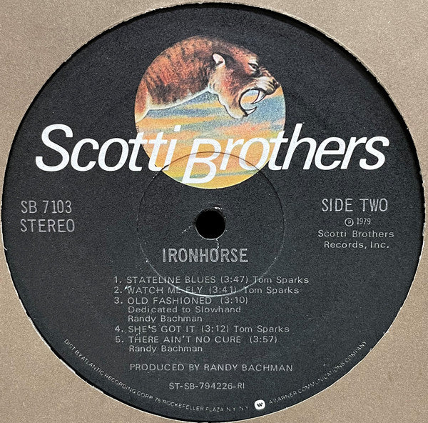 Ironhorse : Ironhorse (LP, Album, PRC)