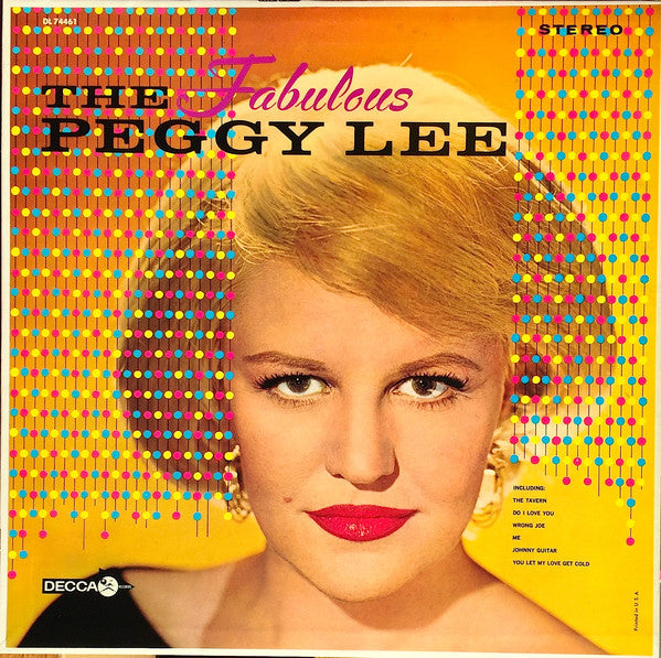 Peggy Lee : The Fabulous Peggy Lee (LP, Album)