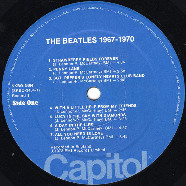 The Beatles : 1967-1970 (2xLP, Comp, RE, Spe)