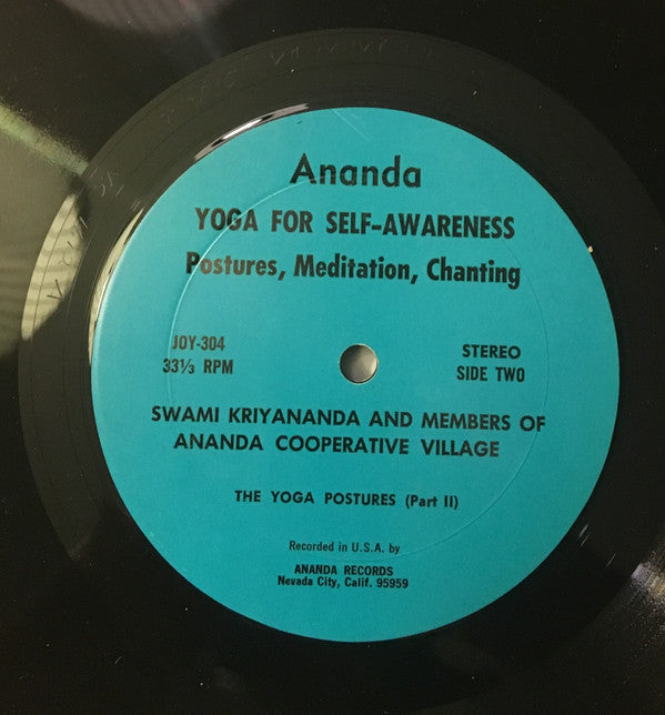 Swami Kriyananda : Yoga For Self-Awareness (2xLP, Album)