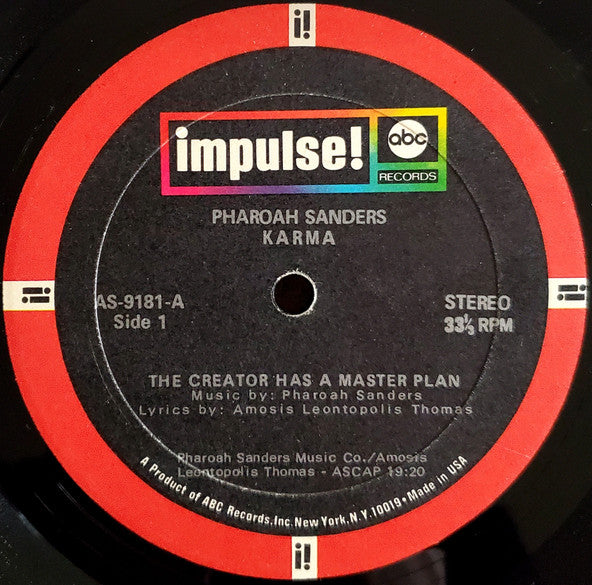 Pharoah Sanders : Karma (LP, Album, Gat)