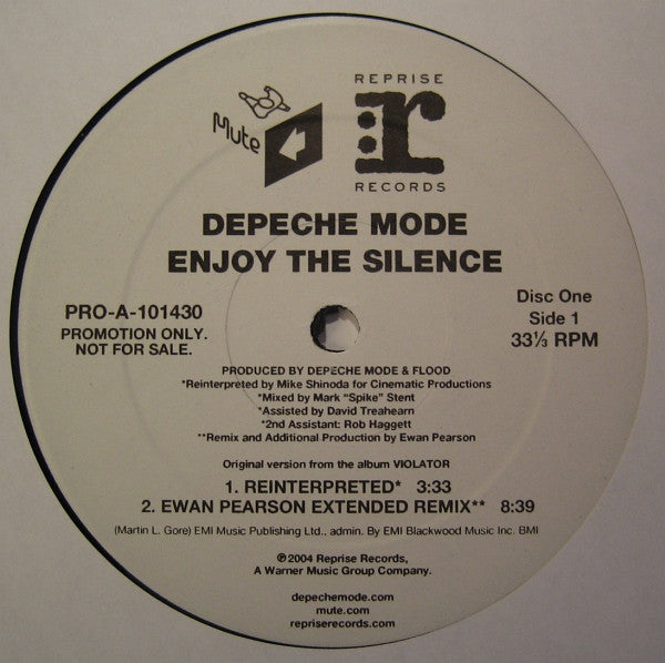 Depeche Mode : Enjoy The Silence (2x12", Promo)