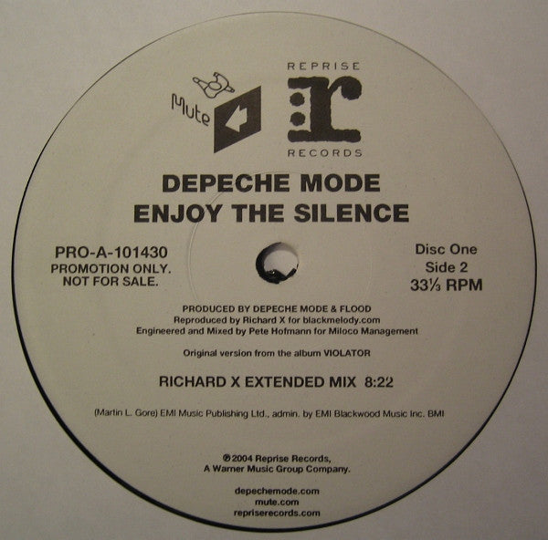 Depeche Mode : Enjoy The Silence (2x12", Promo)