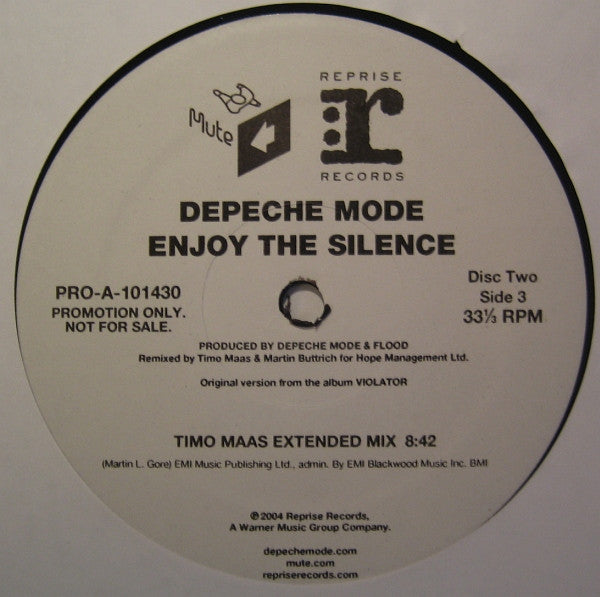 Depeche Mode : Enjoy The Silence (2x12", Promo)