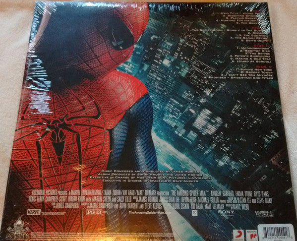 James Horner : The Amazing Spider-Man - Music From The Motion Picture (2xLP, Album, Ltd, Red)