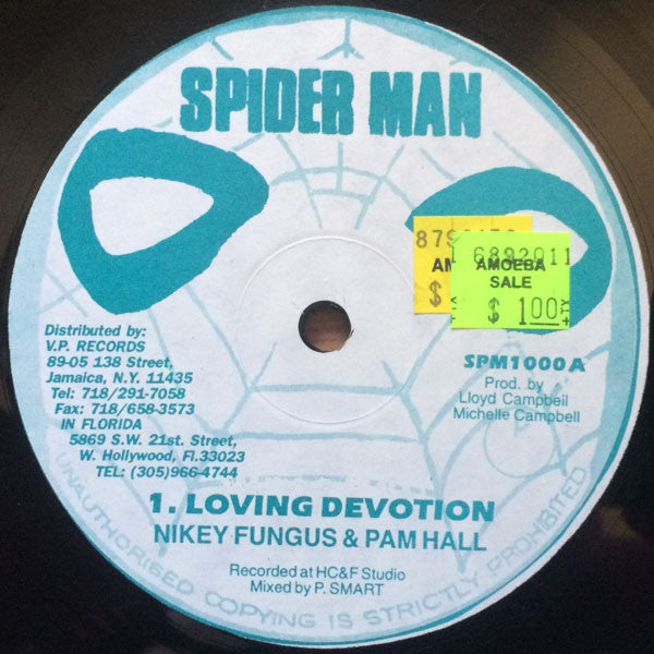 Pam Hall & Nikey Fungus, Joy White : Loving Devotion / Dread Out Deh (12")