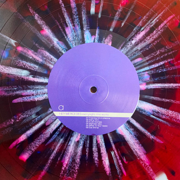 Hey Mercedes : Everynight Fire Works (2xLP, Album, Ltd, RM, Blu)