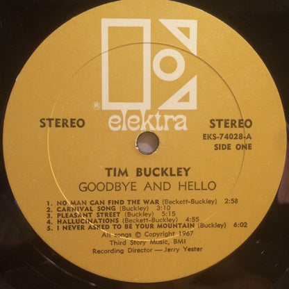 Tim Buckley : Goodbye And Hello (LP, Album, RP, Uni)