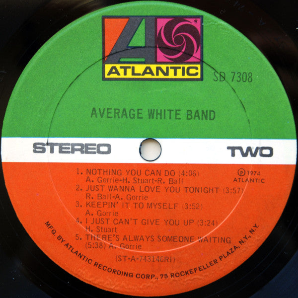 Average White Band : AWB (LP, Album, RI )