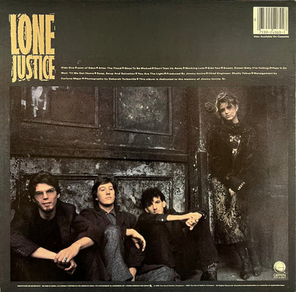 Lone Justice : Lone Justice (LP, Album, Whi)