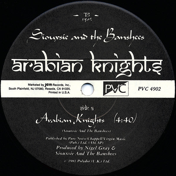 Siouxsie And The Banshees* : Arabian Knights (12", Single)