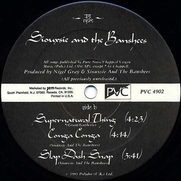 Siouxsie And The Banshees* : Arabian Knights (12", Single)