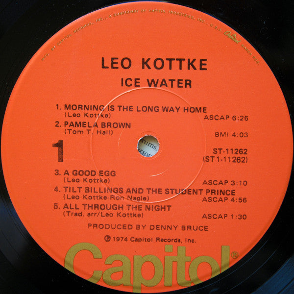Leo Kottke : Ice Water (LP, Album, Los)