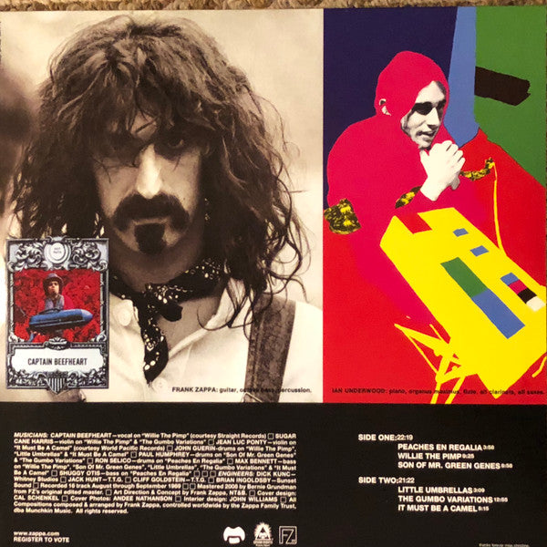 Frank Zappa : Hot Rats (LP, Album, RE, RM, Gat)