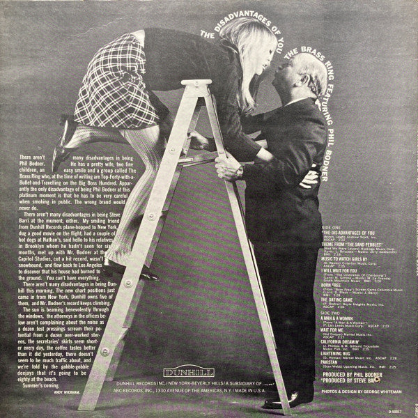 The Brass Ring : The Disadvantages Of You (LP, Album)
